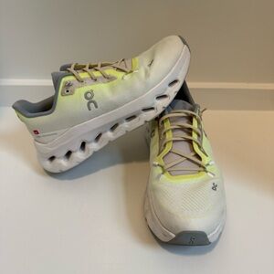 On Cloud Cloudtilt Lime/Ivory Running Shoes Women’s Size 7